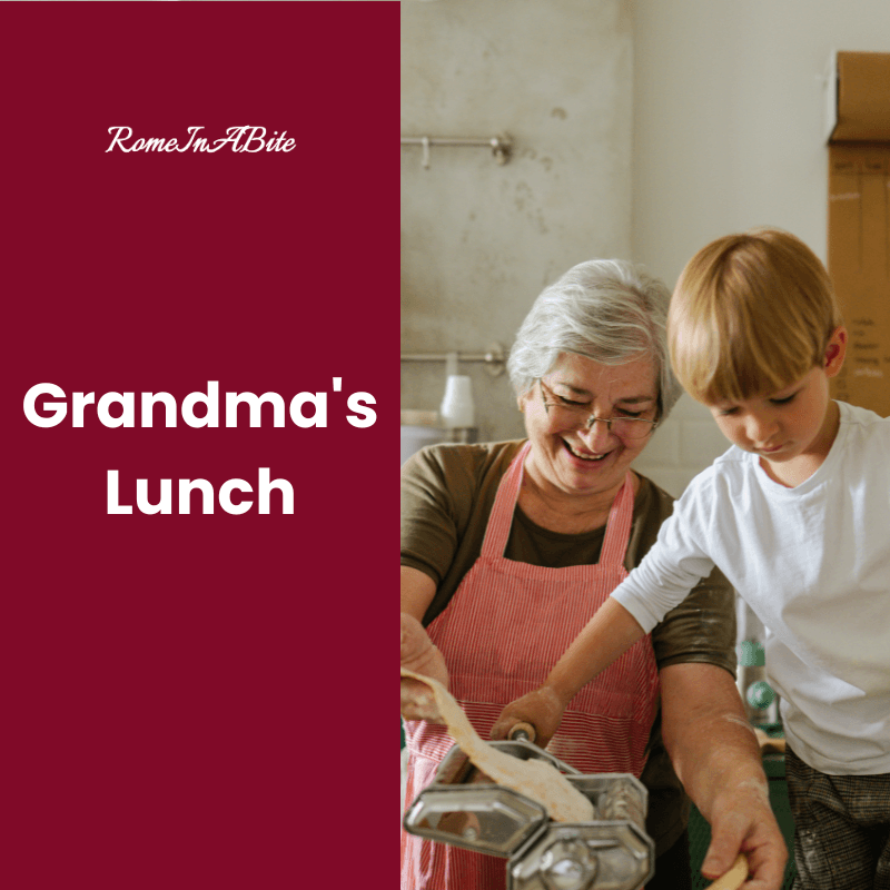 Your grandmother lunch with Bruschetta, handmade Fettuccine and Maltagliati, Meatballs and Tiramisu