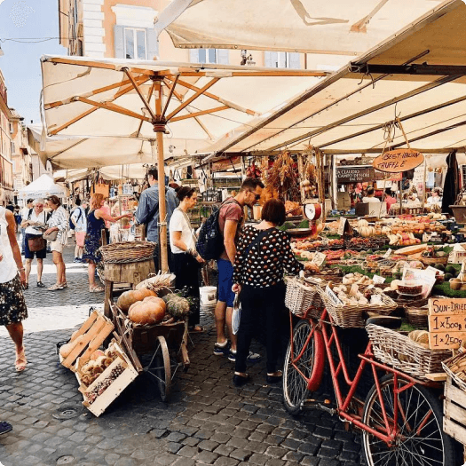 Explore bustling markets, hidden alleys, and picturesque squares